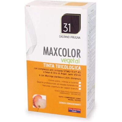 Vital Factors Italia Srl Maxcolor Vegetal Haarfarbe - Kastanie Pflaume - Hypoallergen & Natur Vital Factors Italia Srl Maxcolor Vegetal Haarfarbe - Kastanie Pflaume - Hypoallergen & Natur