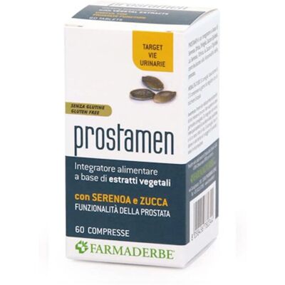 Farmaderbe Prostamen - Supporto naturale alla prostata - 60 Compresse Farmaderbe Prostamen - Supporto naturale alla prostata - 60 Compresse