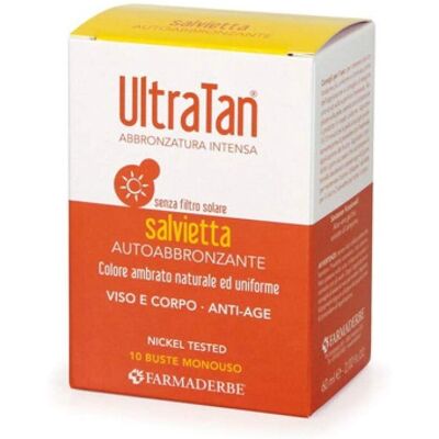 Farmaderbe Ultra Tan Salviette Autoabbronzanti - Salviette autoabbronzanti Farmaderbe Ultra Tan Salviette Autoabbronzanti - Salviette autoabbronzanti