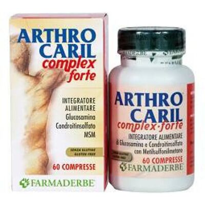 Farmaderbe Arthrocaril Complex Forte - Suplemento Articulaciones - 60 Comprimidos Farmaderbe Arthrocaril Complex Forte - Suplemento Articulaciones - 60 Comprimidos
