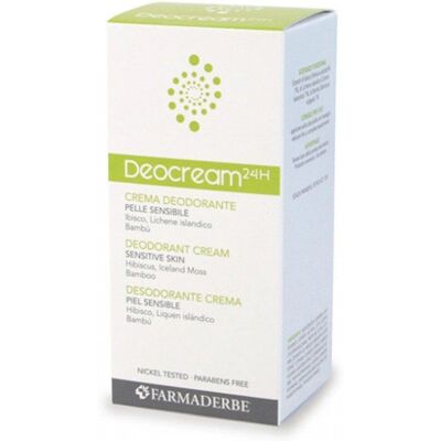 Farmaderbe Deocream Pelle Sensibile 50ml - Estratti Vegetali Naturali Farmaderbe Deocream Pelle Sensibile 50ml - Estratti Vegetali Naturali