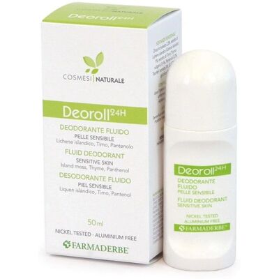 Farmaderbe Deoroll Deodorante Fluido Pelle Sensibile 50ml Farmaderbe Deoroll Deodorante Fluido Pelle Sensibile 50ml
