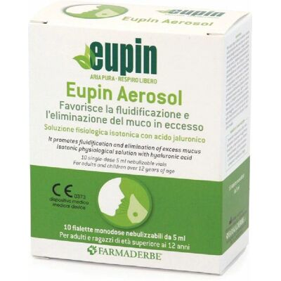 Eupin Aerosol Farmaderbe - 10 Ampollas - Apoyo Respiratorio Eupin Aerosol Farmaderbe - 10 Ampollas - Apoyo Respiratorio