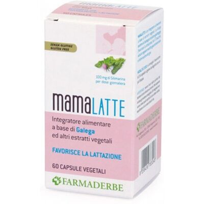 Farmaderbe Mama Latte - Supporta l'Allattamento - 60 Capsule Farmaderbe Mama Latte - Supporta l'Allattamento - 60 Capsule