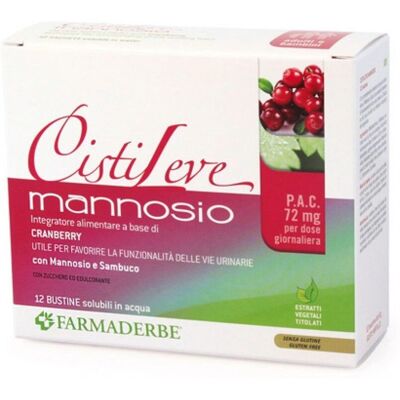 Farmaderbe Mannose Arándanos - Suplemento para vías urinarias Farmaderbe Mannose Arándanos - Suplemento para vías urinarias