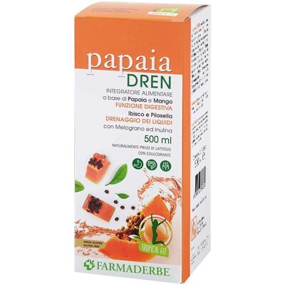 Farmaderbe Papaia Dren - Digestione & Detox - 500ml Farmaderbe Papaia Dren - Digestione & Detox - 500ml