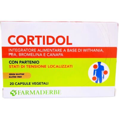 Farmaderbe Cortidol - Supporta la salute articolare - 20 capsule Farmaderbe Cortidol - Supporta la salute articolare - 20 capsule