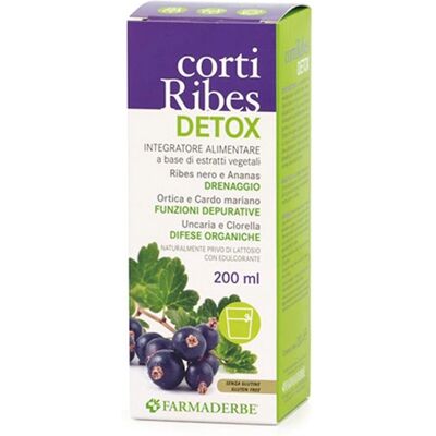 FARMADERBE Srl Ribes Nigrum Detox - Integratore Alimentare - 200ml FARMADERBE Srl Ribes Nigrum Detox - Integratore Alimentare - 200ml