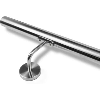 Rampe en Acier Inoxydable Satiné INOXLM - 42,4mm - 300cm - Italie - Publicité Rampe en Acier Inoxydable Satiné INOXLM - 42,4mm - 300cm - Italie - Publicité