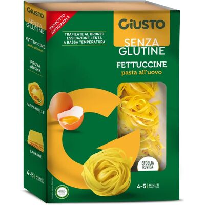 Farmafood Srl Giusto Fettuccine all'Uovo senza glutine - Pasta all'Uovo Farmafood Srl Giusto Fettuccine all'Uovo senza glutine - Pasta all'Uovo