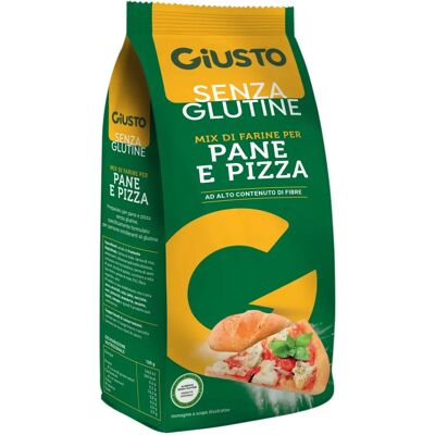 Farmafood Srl Giusto Mix senza glutine per pane e pizza - 500g Farmafood Srl Giusto Mix senza glutine per pane e pizza - 500g