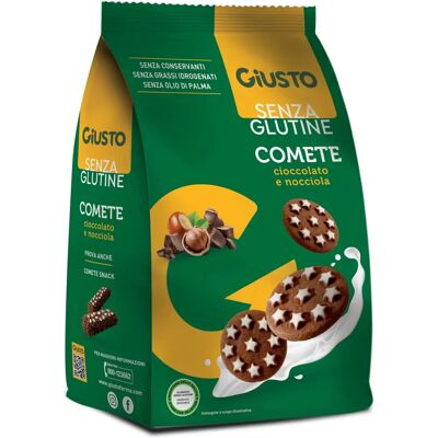 Biscotti senza glutine cioccolato e nocciola - Giusto Biscotti senza glutine cioccolato e nocciola - Giusto