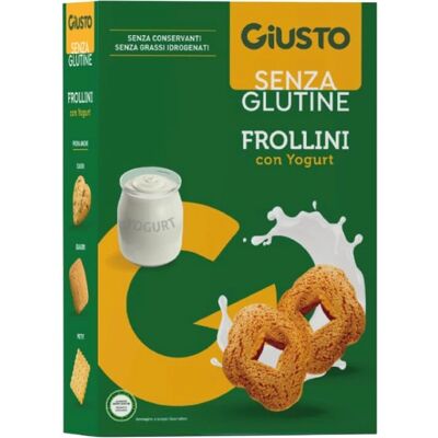 Farmafood Srl Giusto Biscotti Senza Glutine con Yogurt - 250g Farmafood Srl Giusto Biscotti Senza Glutine con Yogurt - 250g
