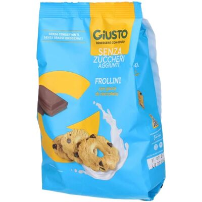 Frollini senza glutine con gocce di cioccolato Frollini senza glutine con gocce di cioccolato