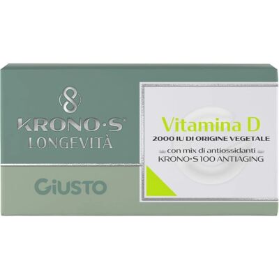 Integratore di Vitamina D Longevità Giusto Kronos - Vegano Integratore di Vitamina D Longevità Giusto Kronos - Vegano