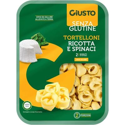 Giusto Tortelloni Ricotta e Spinaci Senza Glutine - Pasta Giusto Tortelloni Ricotta e Spinaci Senza Glutine - Pasta