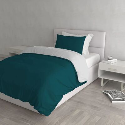 Ensemble de housse de duvet en coton vert Datex - Linge de lit Ensemble de housse de duvet en coton vert Datex - Linge de lit