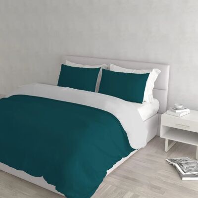 Ensemble de housses de duvet Datex - 250 x 200 cm - Vert, Gris - Ensemble de linge de lit Ensemble de housses de duvet Datex - 250 x 200 cm - Vert, Gris - Ensemble de linge de lit