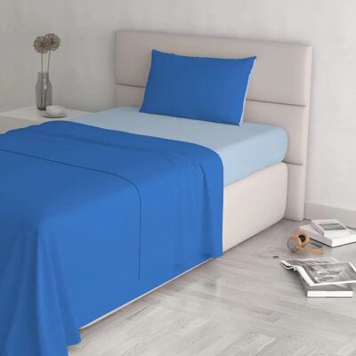 Datex Ensemble de linge de lit double bleu - Ensemble de linge de lit Datex Ensemble de linge de lit double bleu - Ensemble de linge de lit