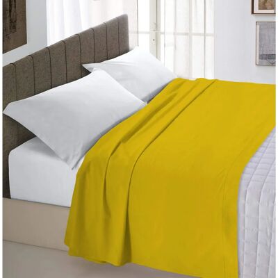 Housse de couette Max Color - Moutarde - 1,5 Places - Linge de lit Housse de couette Max Color - Moutarde - 1,5 Places - Linge de lit