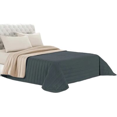 MB BASIC Housse de lit d'été bicolore en microfibre - Literie MB BASIC Housse de lit d'été bicolore en microfibre - Literie