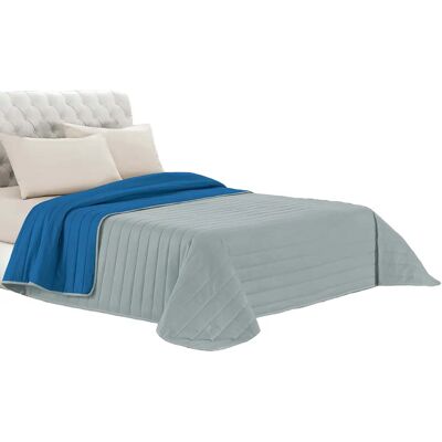 Linge de lit Italien - Royal/Gris Clair, 220x270cm - Couette Linge de lit Italien - Royal/Gris Clair, 220x270cm - Couette