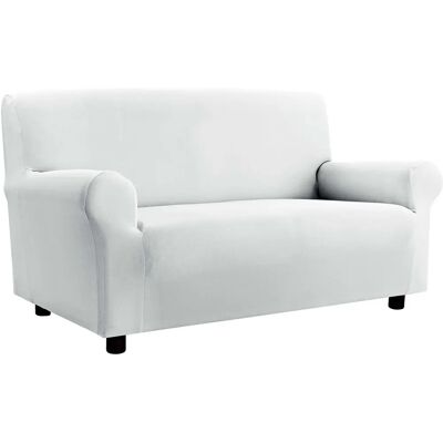 Housse de Canapé Élastique Blanc - Datex Housse de Canapé Élastique Blanc - Datex