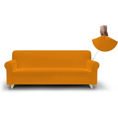 Housse de Canapé Orange Datex - 170 x 240 cm - Couverture de Canapé Housse de Canapé Orange Datex - 170 x 240 cm - Couverture de Canapé