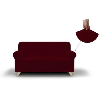 Housse de canapé Più Bello Bordeaux - 130 x 170 cm Housse de canapé Più Bello Bordeaux - 130 x 170 cm