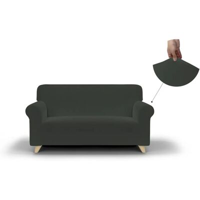 Housse de canapé élastique gris - 130x170cm - Housse de canapé Housse de canapé élastique gris - 130x170cm - Housse de canapé