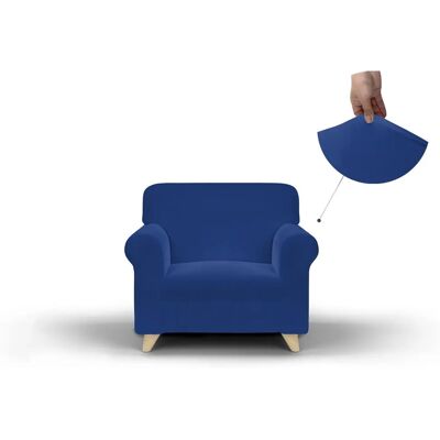 Housse de Canapé Bleue Datex - 100x110 cm - Housse de Canapé Housse de Canapé Bleue Datex - 100x110 cm - Housse de Canapé