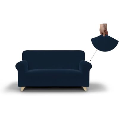 Housse de Canapé Bleue Più Bello - 130x170 cm, 2 Places Housse de Canapé Bleue Più Bello - 130x170 cm, 2 Places