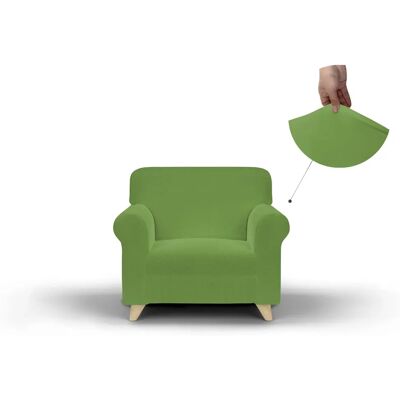 Housse de Canapé Verte Datex - Élastique, Durable, Tailles Variables Housse de Canapé Verte Datex - Élastique, Durable, Tailles Variables