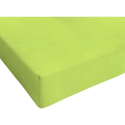 Drap-housse Datex avec coins simples - 120x200cm - Vert Drap-housse Datex avec coins simples - 120x200cm - Vert