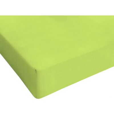Drap-housse en coton Datex avec coins élastiques - 140x200cm - Vert - Drap Drap-housse en coton Datex avec coins élastiques - 140x200cm - Vert - Drap