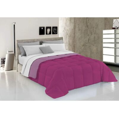 Duvet d'hiver double en microfibre Datex - 260 x 260 cm - Rose et Violet Duvet d'hiver double en microfibre Datex - 260 x 260 cm - Rose et Violet