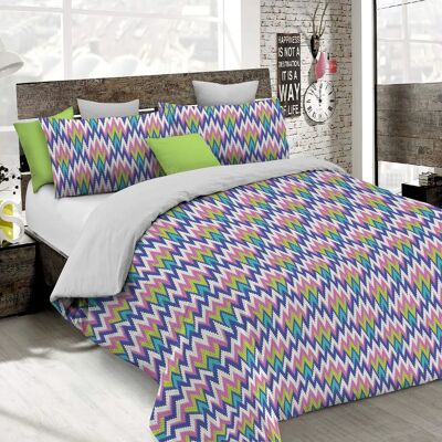 Ensemble de housse de duvet en microfibre italienne - Double patte, Hypoallergénique, Plusieurs motifs Ensemble de housse de duvet en microfibre italienne - Double patte, Hypoallergénique, Plusieurs motifs
