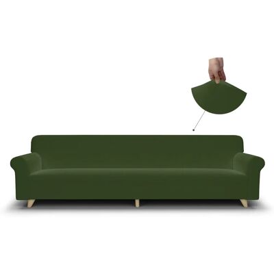 Housse de Canapé Vert 4 Places - Datex Housse de Canapé Vert 4 Places - Datex