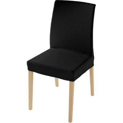 Più Bello Noir - Housse de Chaise - 1 Paire Più Bello Noir - Housse de Chaise - 1 Paire