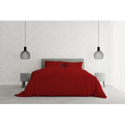 Ensemble housse de duvet en microfibre rouge Datex - Ensemble de housses Ensemble housse de duvet en microfibre rouge Datex - Ensemble de housses