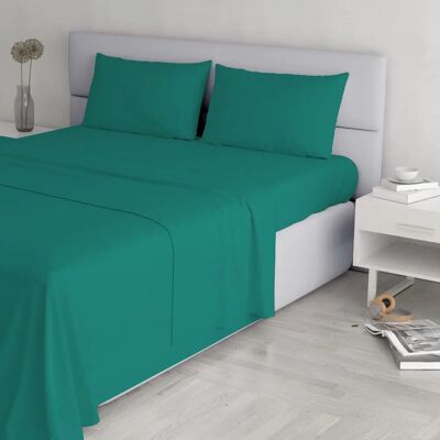Ensemble de lit en microfibre bleu eau - Italie Ensemble de lit en microfibre bleu eau - Italie