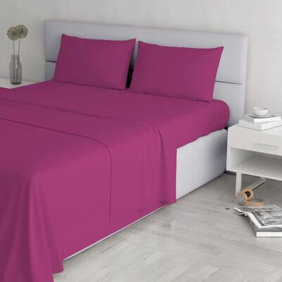 Ensemble de lit élégant fuchsia fabriqué en Italie - Literie Ensemble de lit élégant fuchsia fabriqué en Italie - Literie