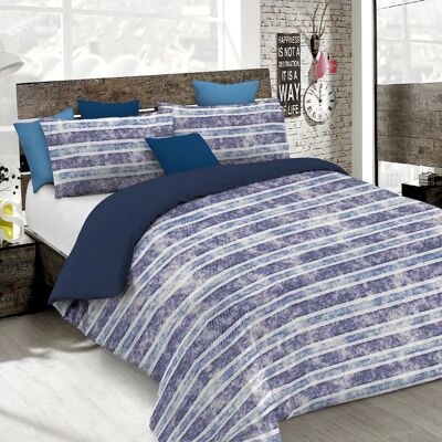 MB HOME Fantasy Rayures en jeans linge de lit - Linge de lit MB HOME Fantasy Rayures en jeans linge de lit - Linge de lit