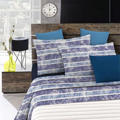 MB HOME BASIC Ensemble de Literie Jeans Stripes - Bedding Set MB HOME BASIC Ensemble de Literie Jeans Stripes - Bedding Set