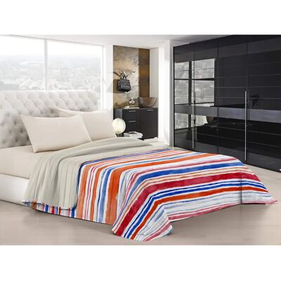 Couverture en microfibre Datex - 260x270 cm - Multicolore - Quilt Couverture en microfibre Datex - 260x270 cm - Multicolore - Quilt