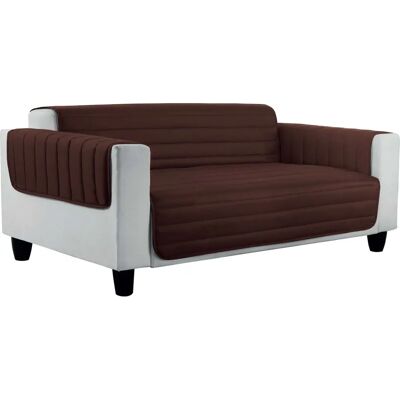 Housse de canapé microfibre double face - 2 places Housse de canapé microfibre double face - 2 places