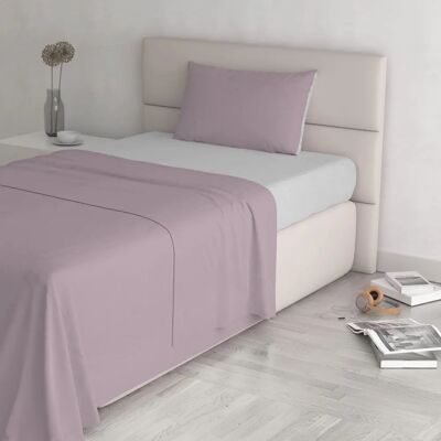 Datex Rosa/Gris Juego de sábanas para cama doble - Conjunto de ropa de cama Datex Rosa/Gris Juego de sábanas para cama doble - Conjunto de ropa de cama