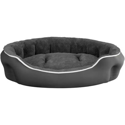 Coccole - Huisdierbed 75x65x20 cm voor honden en katten - Modern grijs Coccole - Huisdierbed 75x65x20 cm voor honden en katten - Modern grijs