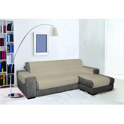 MB HOME Housse de canapé 240 cm Tortora Réversible MB HOME Housse de canapé 240 cm Tortora Réversible