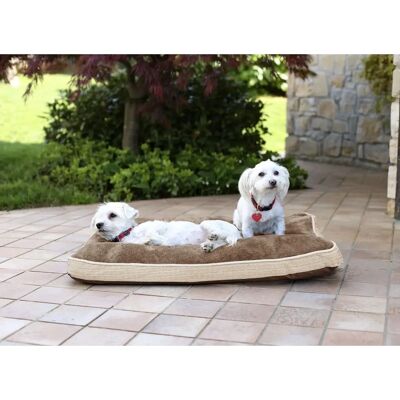 MB HOME BASIC - Cojín de 4 estaciones - 78x58x12cm - Gris tortola - Pet bed MB HOME BASIC - Cojín de 4 estaciones - 78x58x12cm - Gris tortola - Pet bed